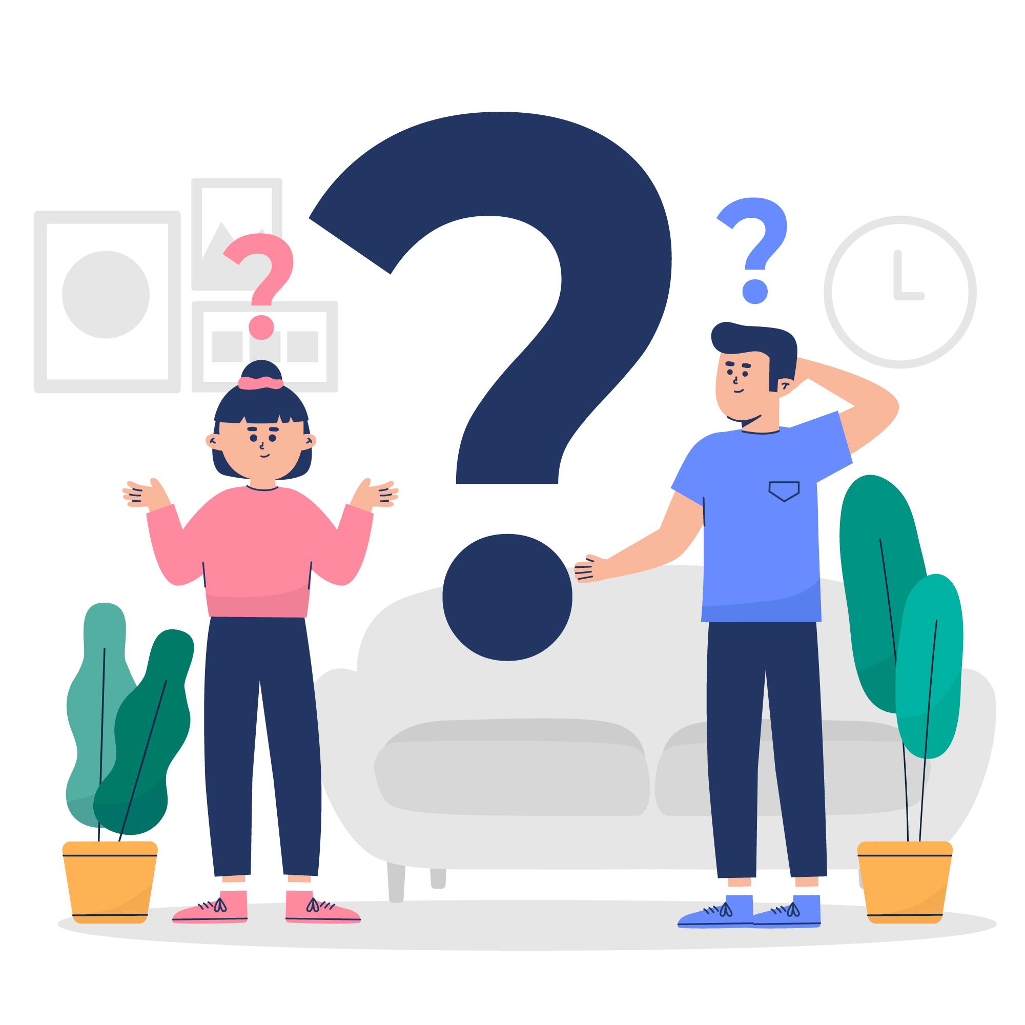 thinking vector image
